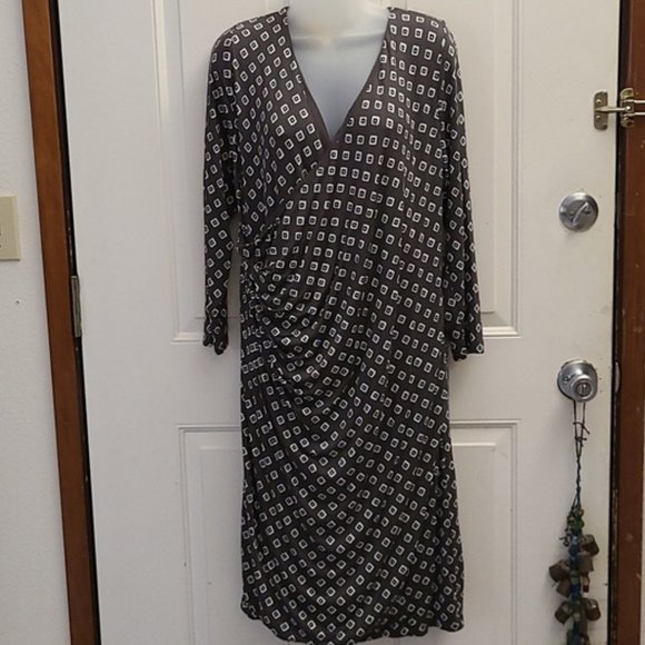 Loft Gray Maternity Dress - Picture 1 of 7